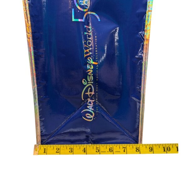 Walt Disney World Reusable Tote Bag Blue 50th Anniversary Mickey Minnie - Picture 12 of 12